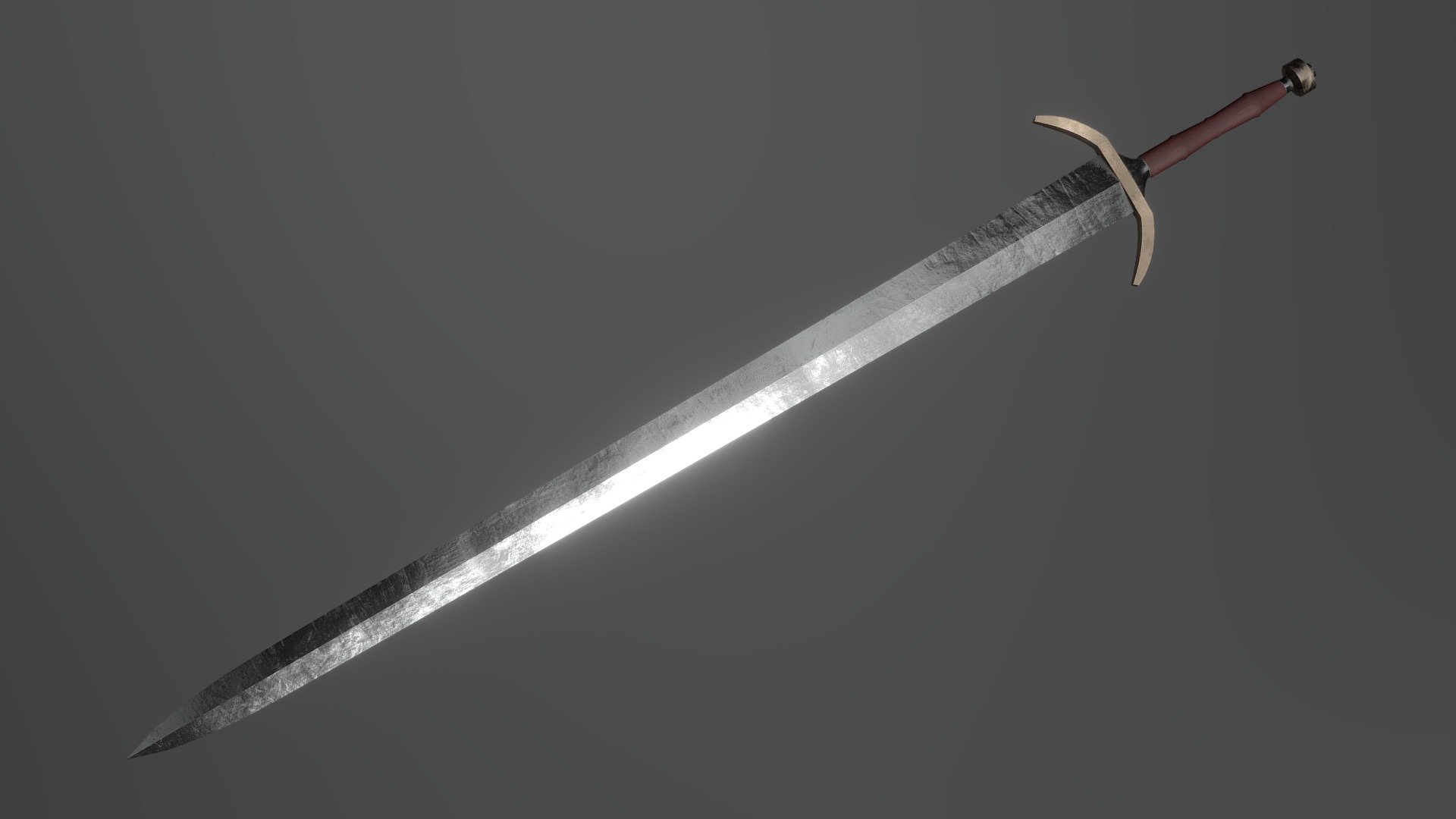 Steel Sword - Download Free 3D model by Peter Primini (@Planetrix23 ...