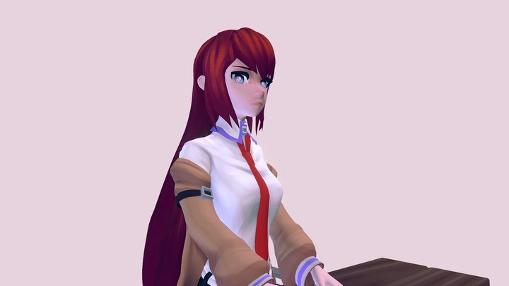 Deja Vu Character Kurisu Makise 3D Model