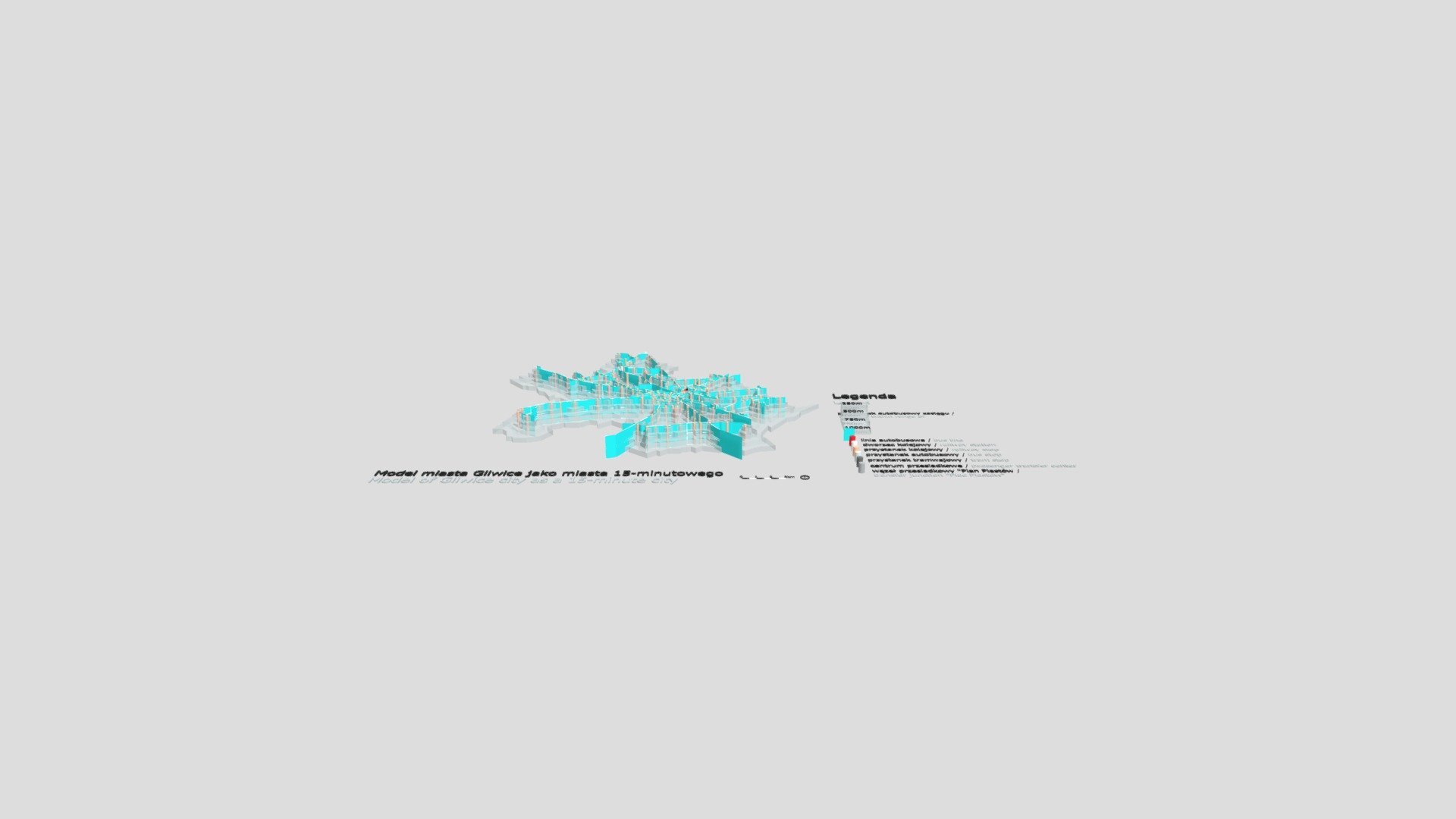 Gliwice - miasto 15-minutowe — Sketchfab embed 3D viewer