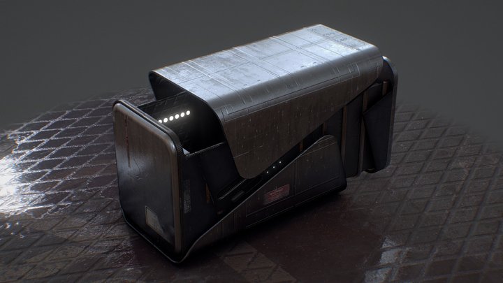 Scifi Crate Container