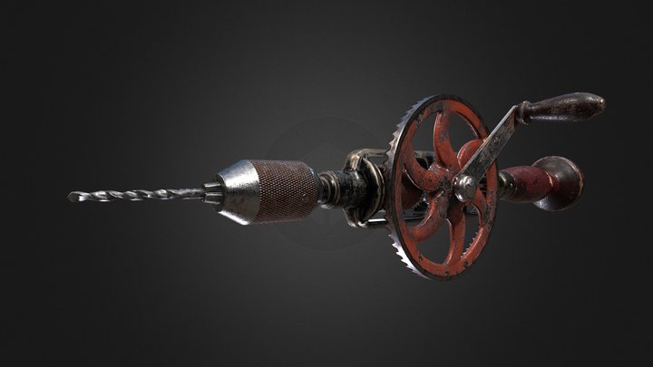 MILLERS FALLS No. 980 Hand Drill 3D Model