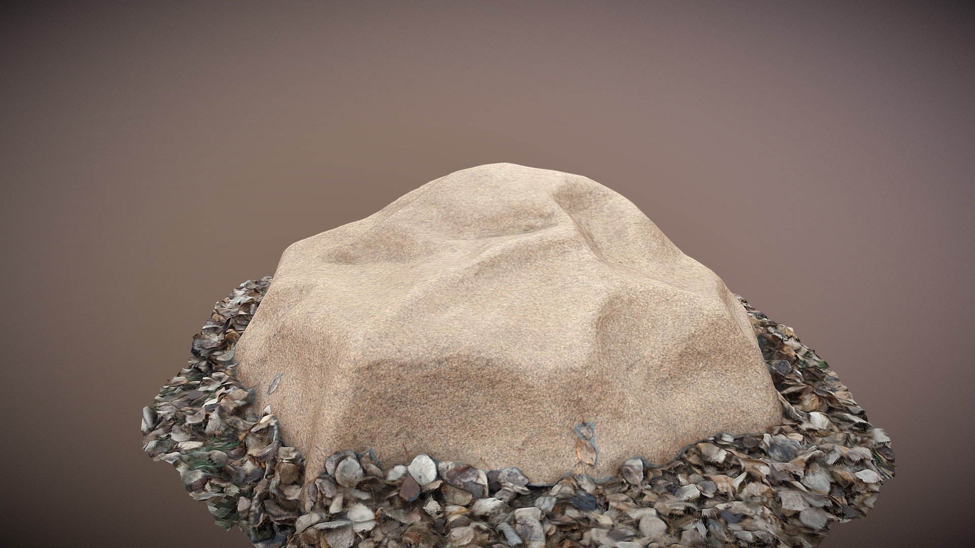 Камень на септик ТОПАС 170х140/70 - коричневый - 3D model by Grebady ...