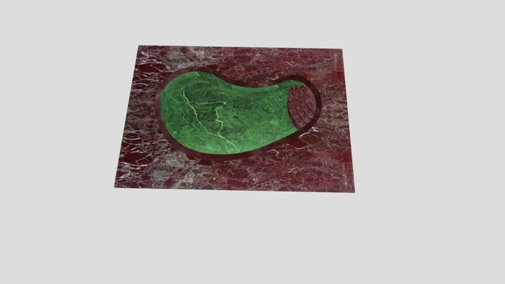 Avika Curved Pool Ver 2 3D Model