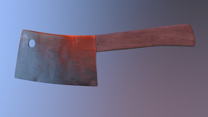 Meat Cleaver 3D Model