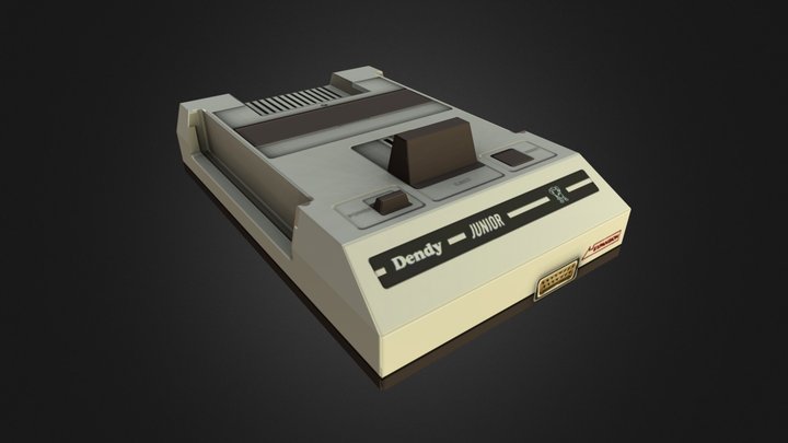 Dendy (NES famicom clone) 3D Model