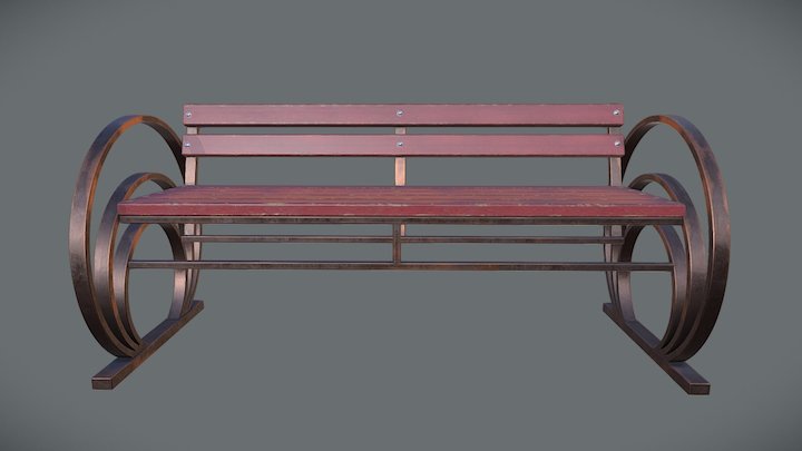 Bench_01 3D Model