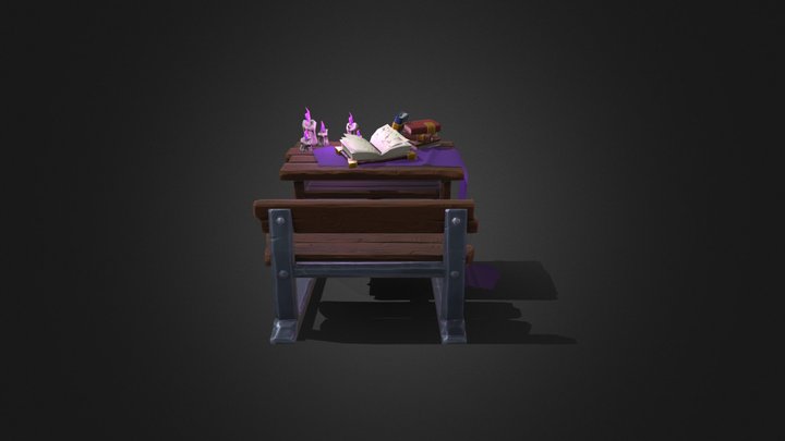 Magic Desk 3D Model