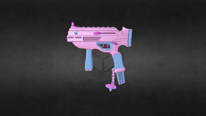 The Cutest Submachine Gun 3D Model
