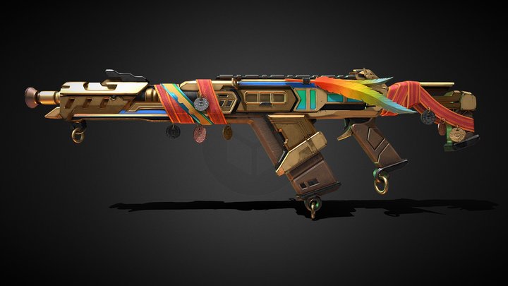 Apex Legends Carbine R301 Pieces Of Eight – Free 3D Model STL