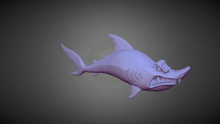 Daddy shark 3D Model