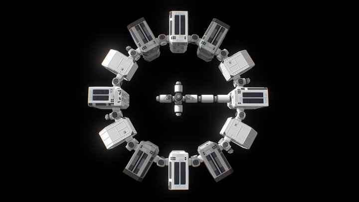 Interstellar | Endurance [High Fidelity] 3D Model