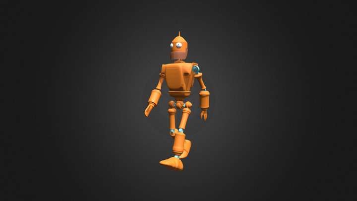 Lonely Robot 3D Model
