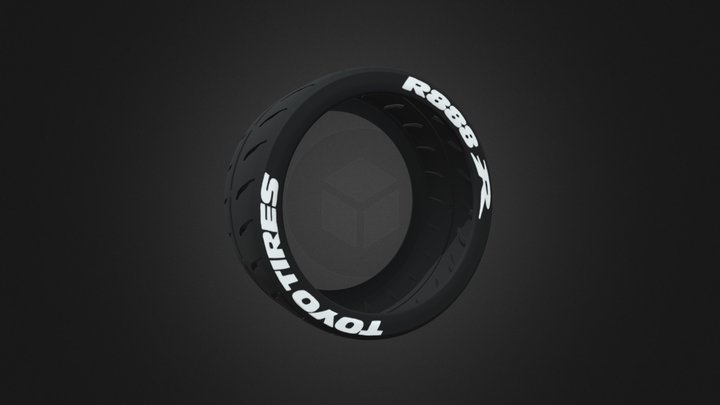 TOYO TIRES PROXES R888R 3D Model