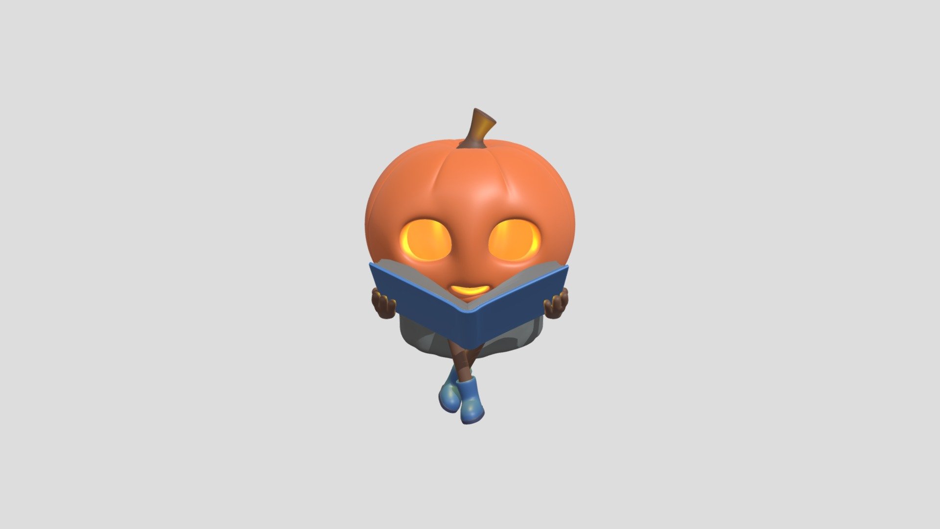 Halloween Pumpkin - Download Free 3D Model By Kitrizaro [e6c9ba6 ...