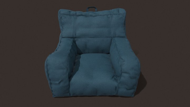 Bean bag chair 13 3D Model