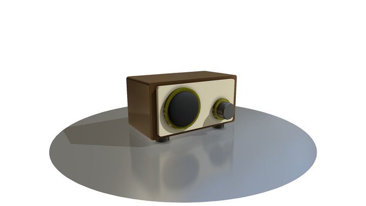 Radio 3D Model