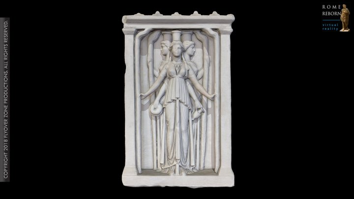 3D rendering of Hekataion