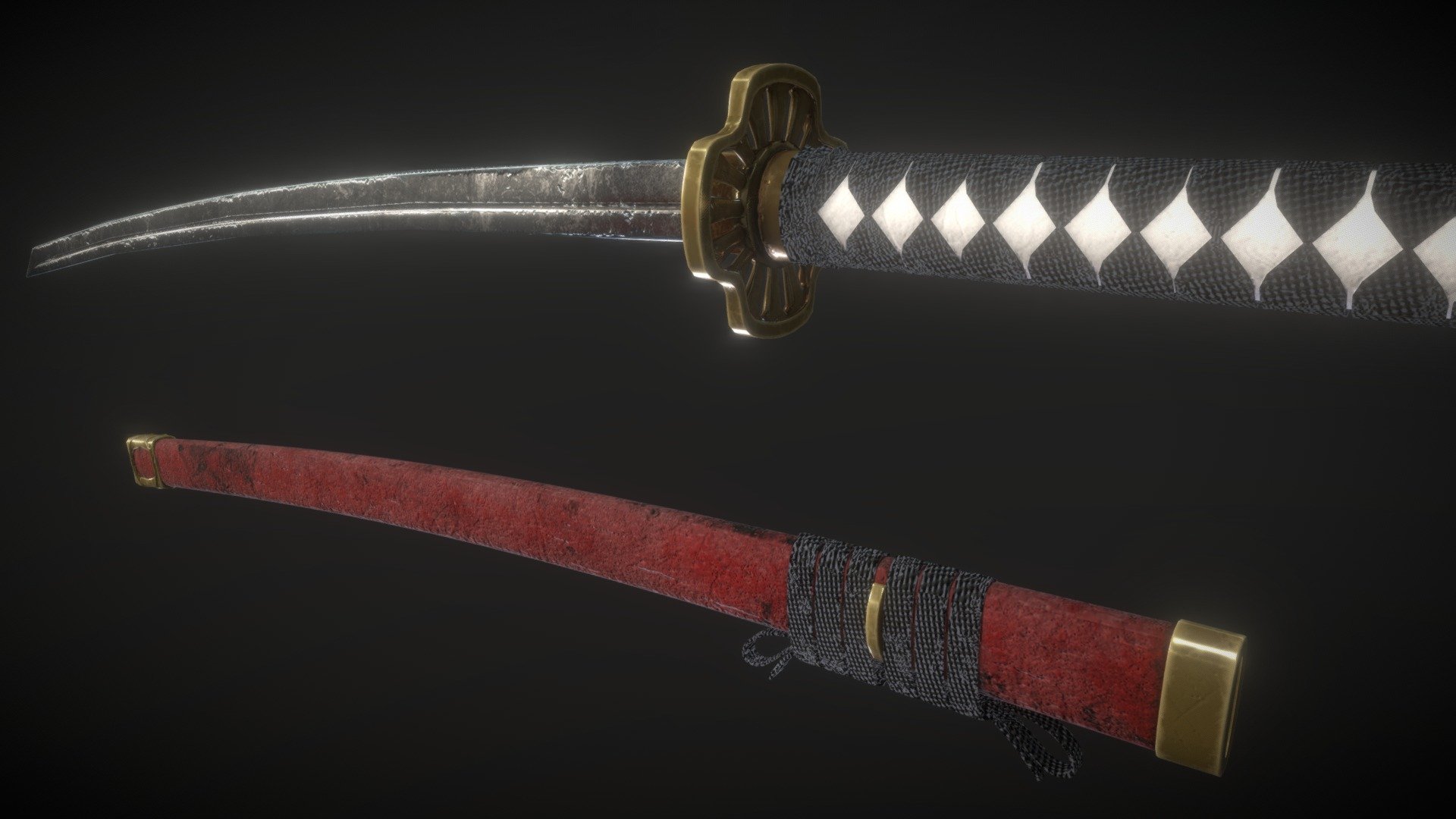 Katana - Download Free 3D model by daniel_marsovich (@danmars) [e6ce319 ...