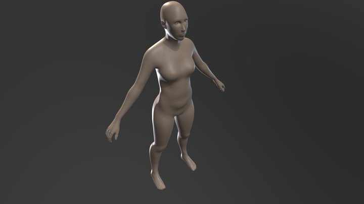 Female body 3D Model