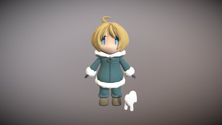 Yuuri and nuko 3D Model