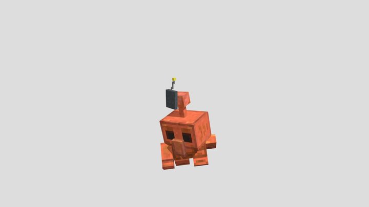 Copper Golem finale 3D Model