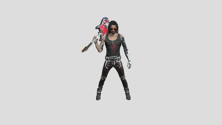 Johnny Silverhand 3D Model