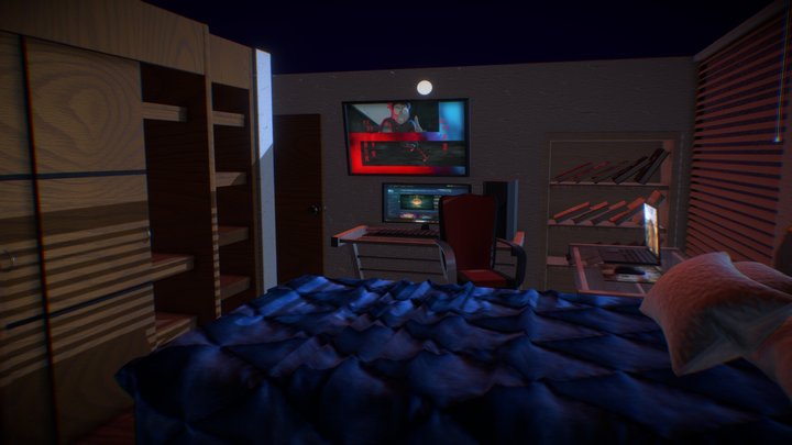 Digital Hideout / Room 3D Model
