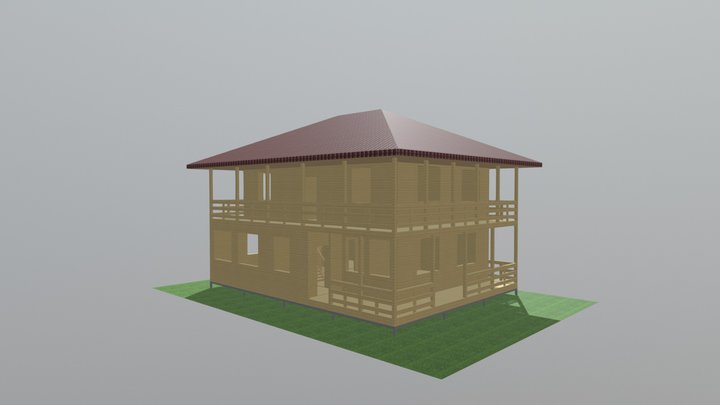 Индивидуал К 9х12 3D Model