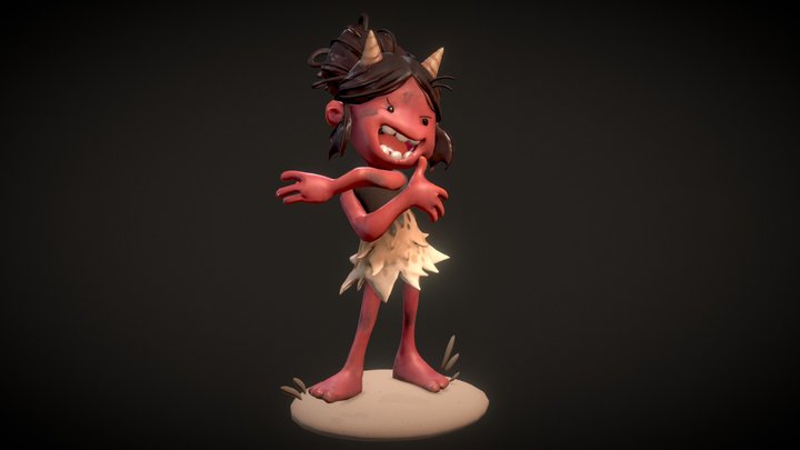 Cute Creature 3D Model