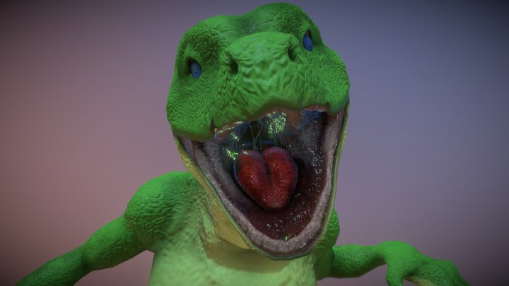 LizardMan Enemy 3D Model