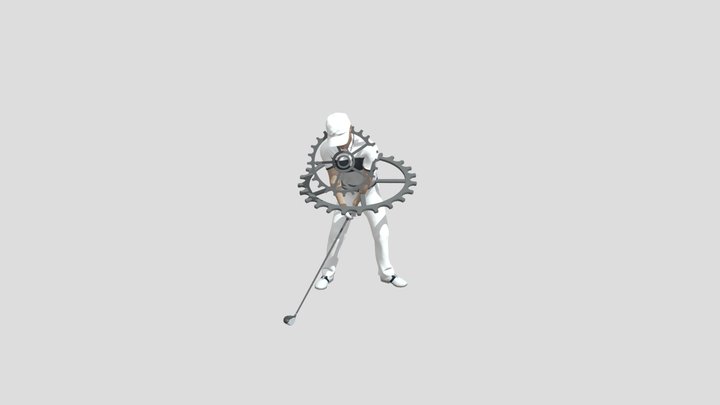 Golfeur_to-sketchfab1 3D Model