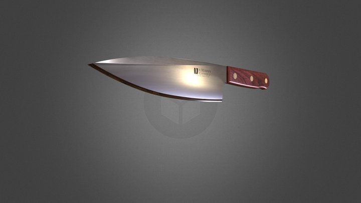 Kitchen Knife 3D Model