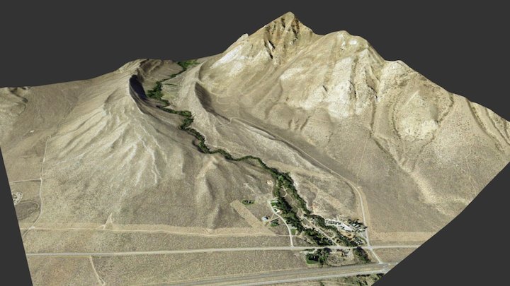 Surficial geology at McGee Creek, California