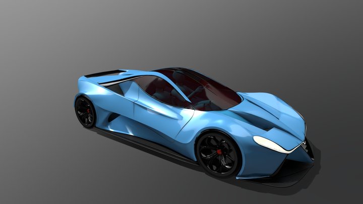 Car alfa 3D Model