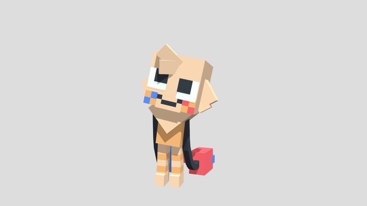 Dandys World GOOB Minecraft Skin 3D Model