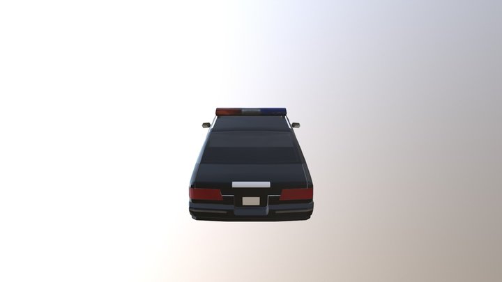 Grand Theft Auto San Andreas - Police Car - LSPD 3D Model