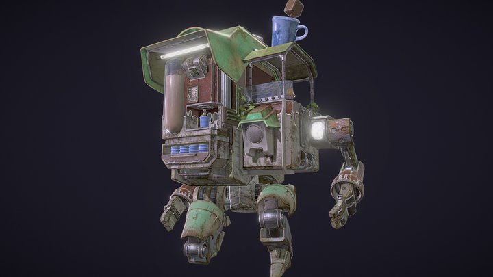 GAP - Walking Vending Machine 3D Model
