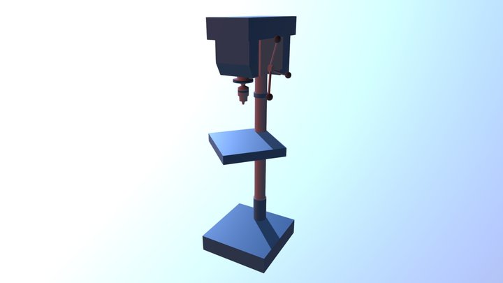 Drill Press 3D Model