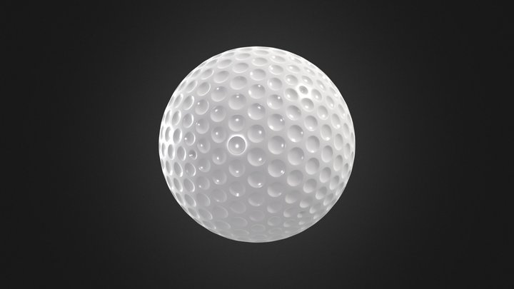 Golf Ball 3D Model
