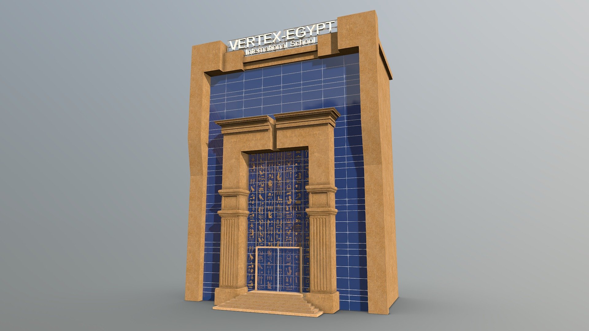 0210 - Building Entrance - Buy Royalty Free 3D model by Vertex ...