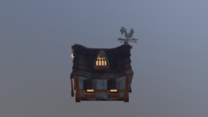 Fantasy cottage 3D Model