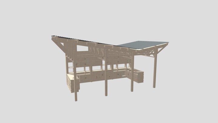 Studio 7 Plywood Pavilion 3D Model