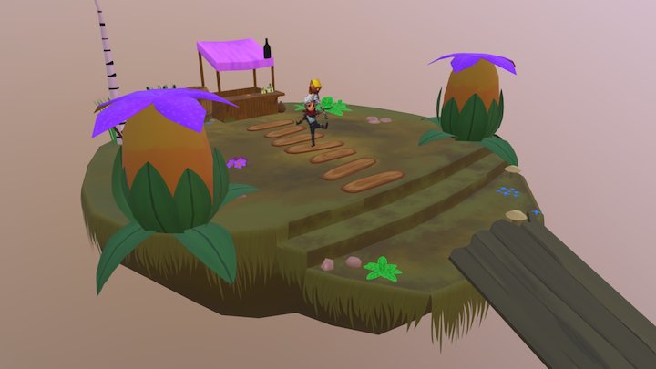 Island Bastion 3D Model
