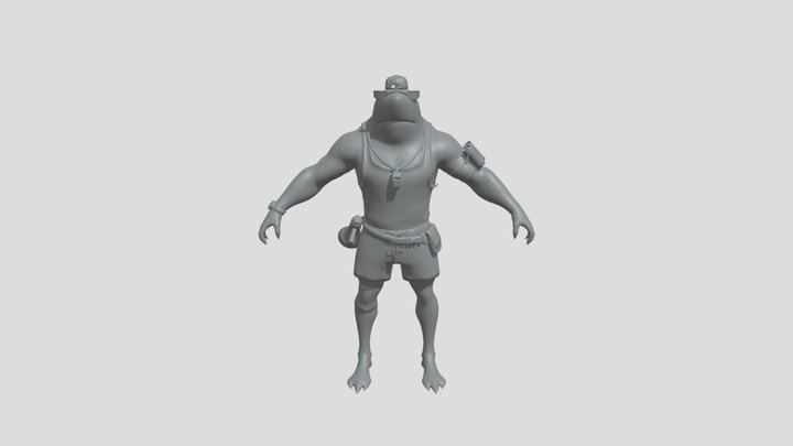 Shark Fortnite 3D Model