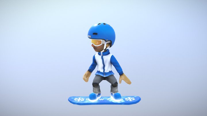Snowboarder - Snow Zone 3D Model