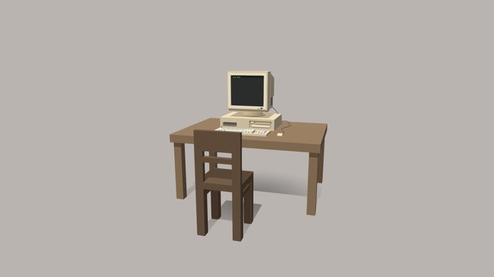 Kompiuteris_old 3D Model