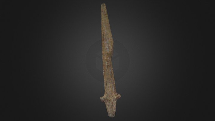 Arpón monodentado 3D Model