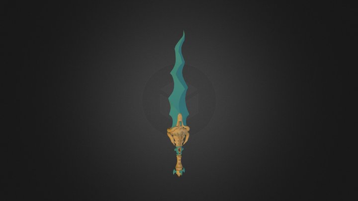 Game weapon 2 3D Model