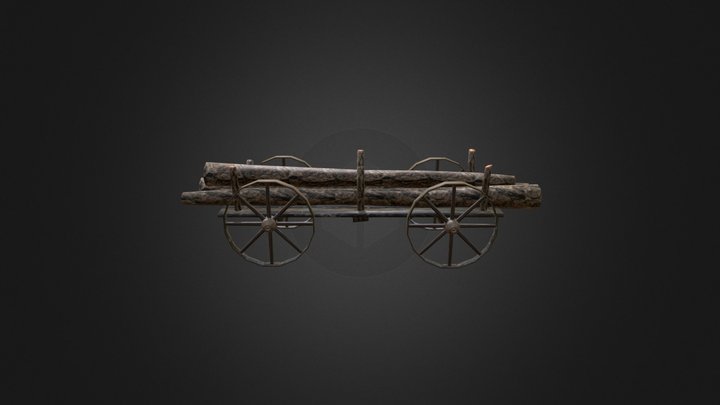 char a tronc 3D Model