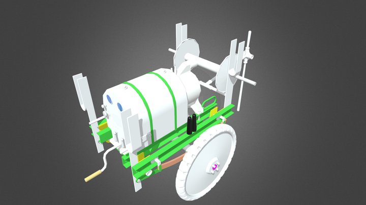 Мотопомпа 3D Model